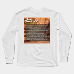 40 RULES OF LOVE - 29 Long Sleeve T-Shirt